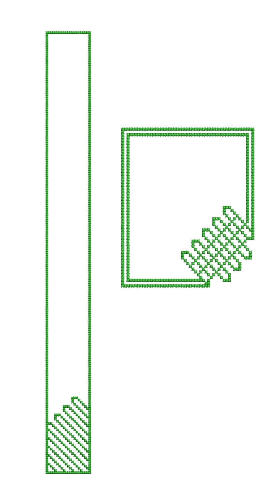 TEC4919 Flap & Pocket Embroidery Design