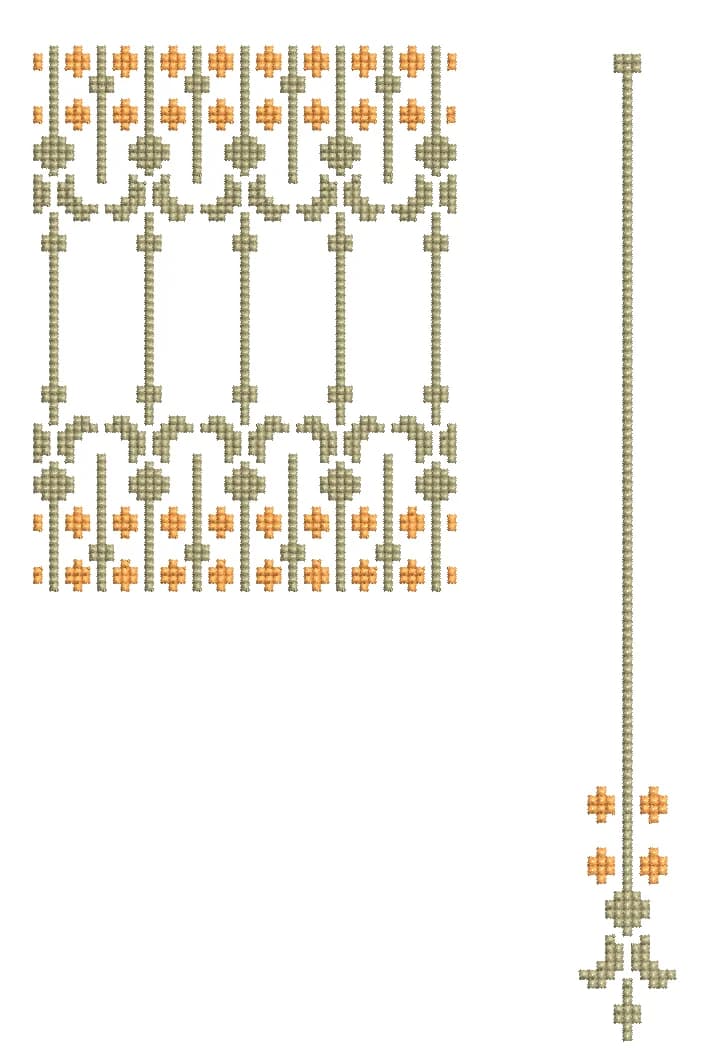 TEC4887 Flap & Pocket Embroidery Design