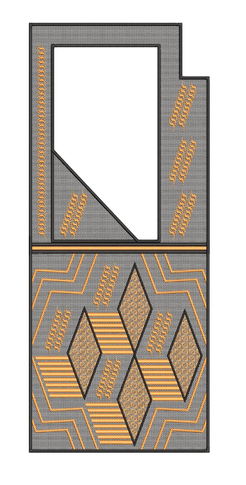 TEC5021 Agbada Embroidery Design