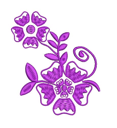 TEC5045 Floral Embroidery Desings