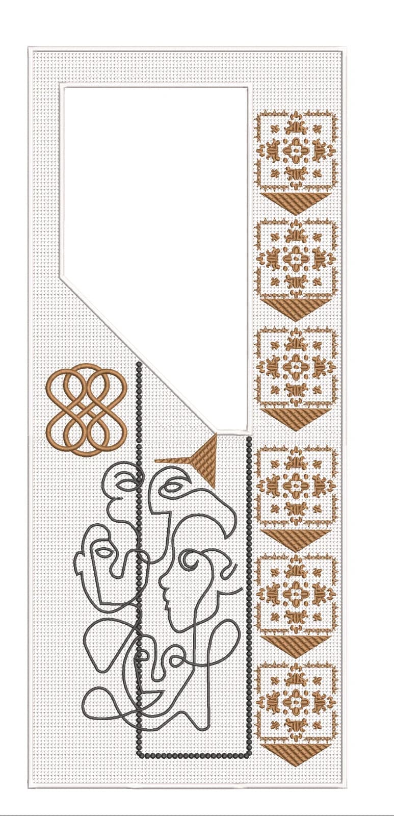 TEC5028 Agbada Embroidery Design