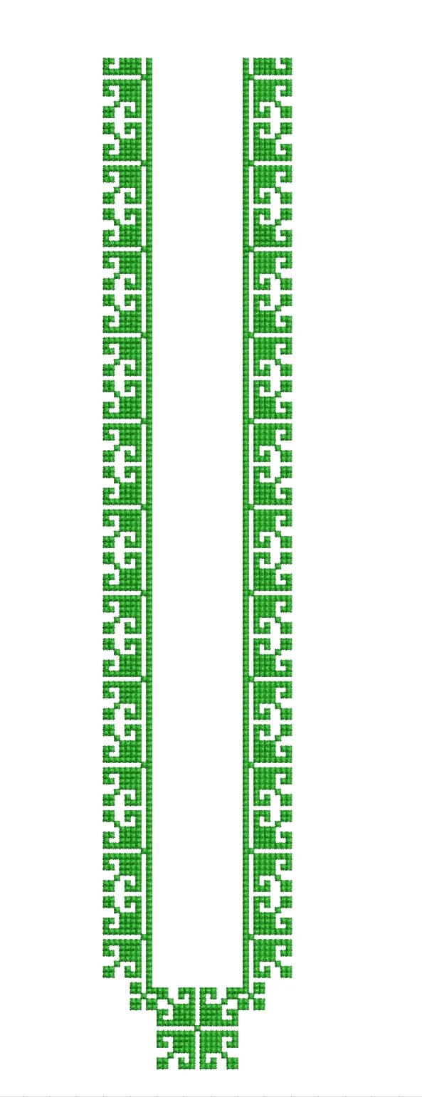 TEC4980 Front Panel Embroidery Design