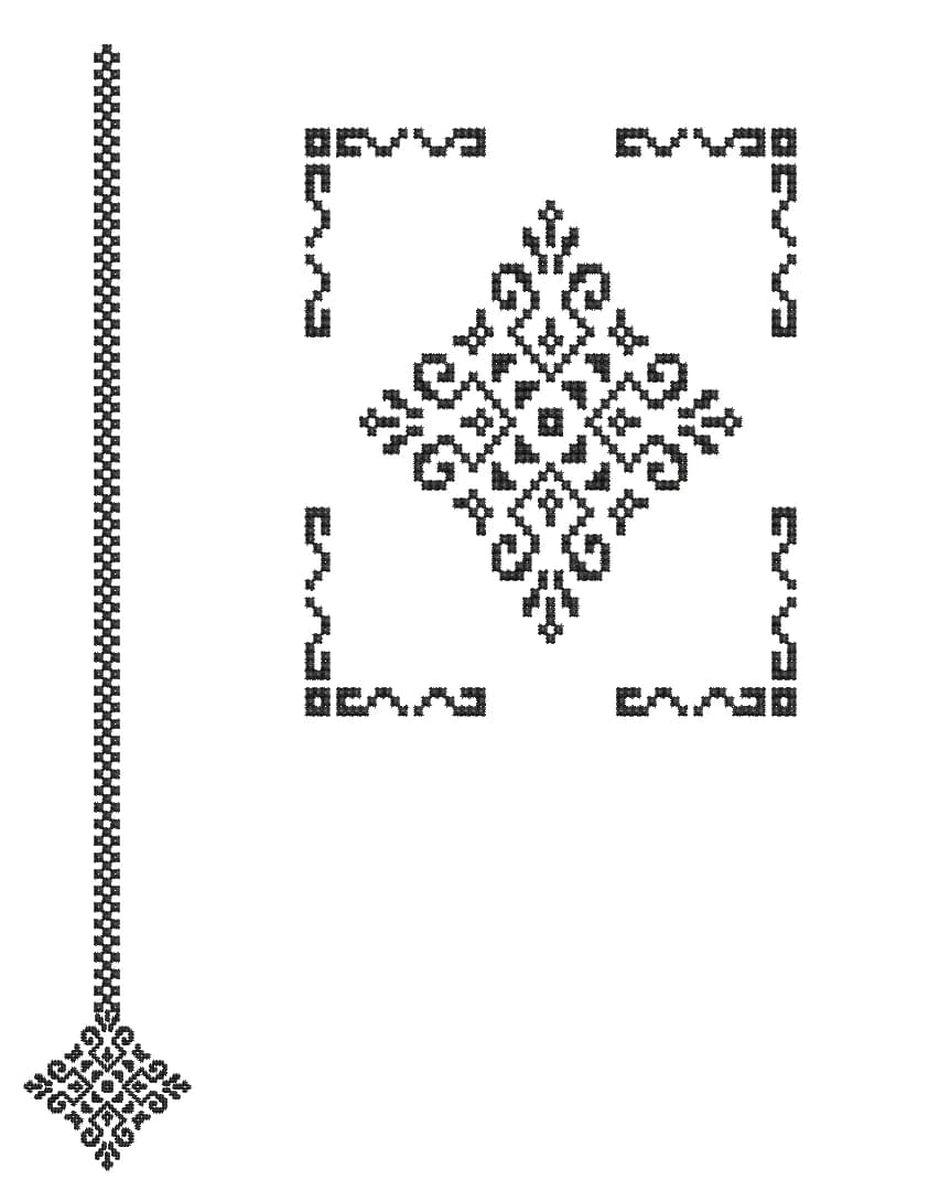 TEC4911 Flap & Pocket Embroidery Design