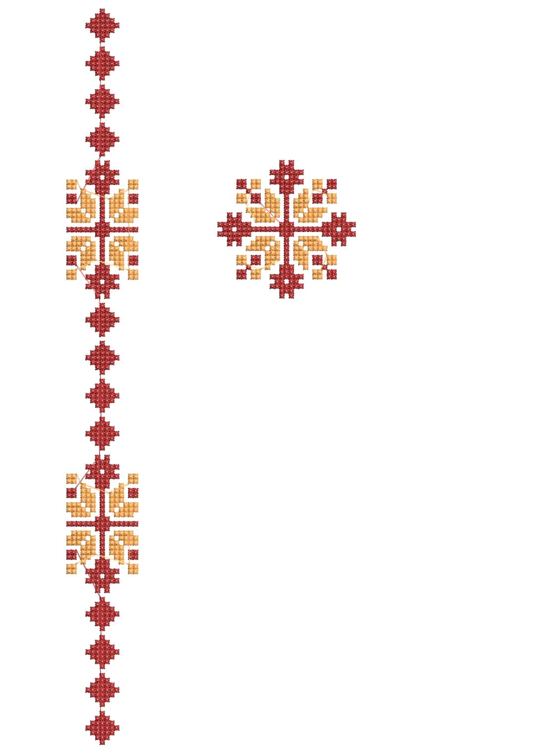 TEC4842 Flap & Pocket Embroidery Design