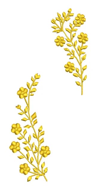 TEC5073 Floral Embroidery Desings