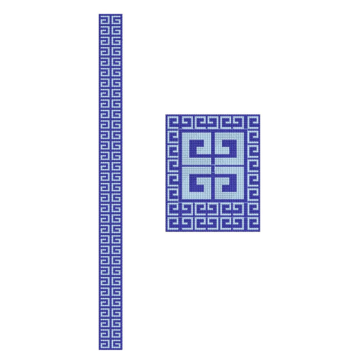 TEC 66 Flap and Pocket Embroidery Design