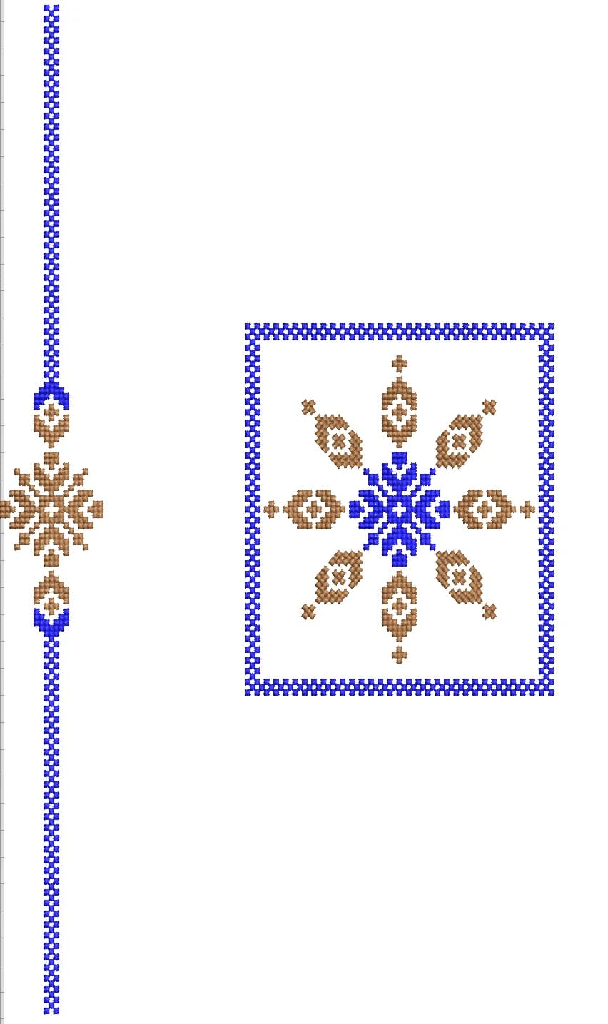 TEC4871 Flap & Pocket Embroidery Design