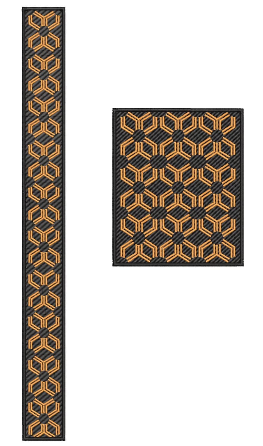 TEC4915 Flap & Pocket Embroidery Design