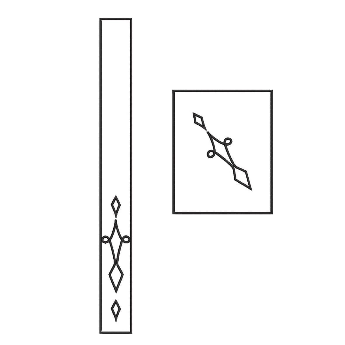 TEC57 Flap and Pocket Embroidery Design