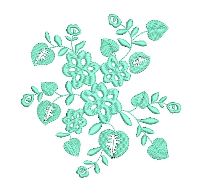 TEC5067 Floral Embroidery Desings