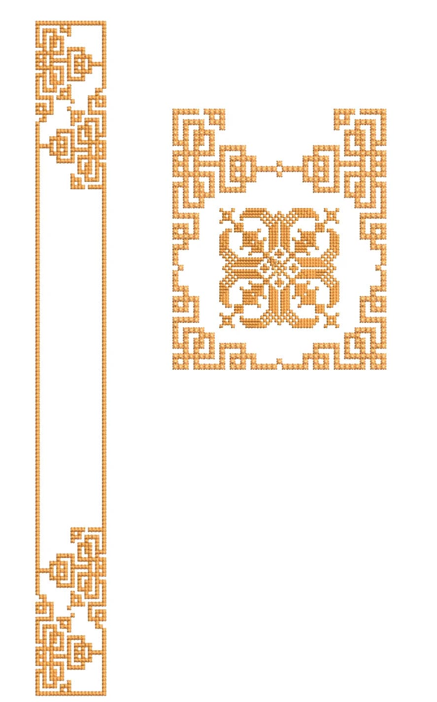 TEC4920 Flap & Pocket Embroidery Design