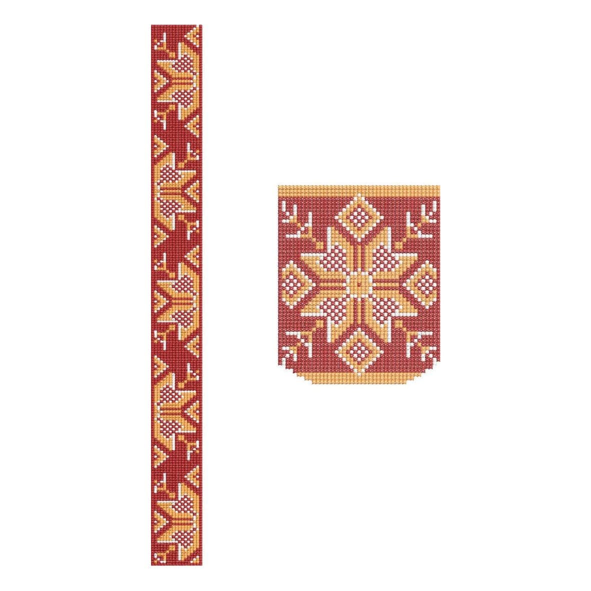 TEC103 Flap and Pocket Monogram Embroidery Design File