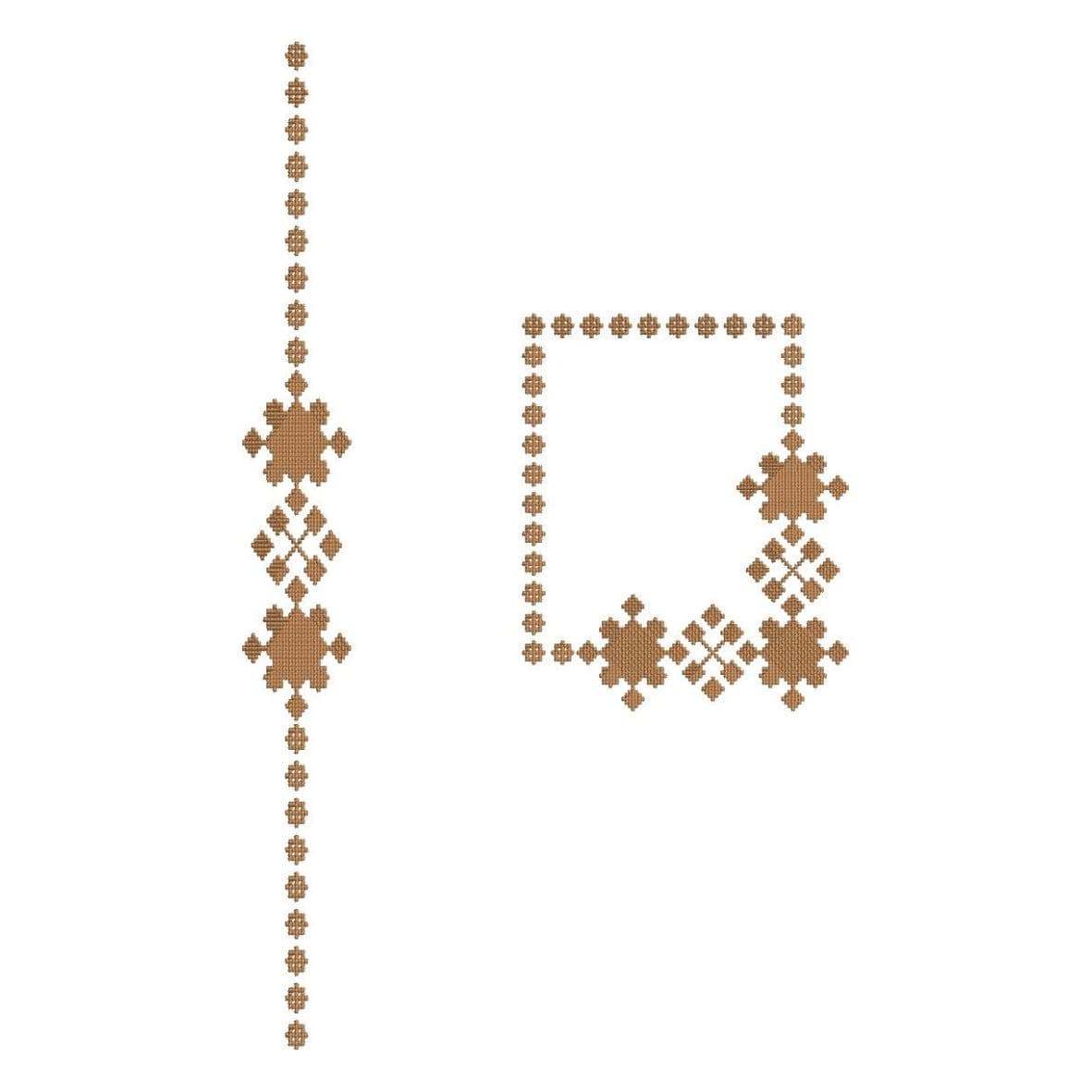 TEC129 Flap and Pocket Monogram Embroidery Design File