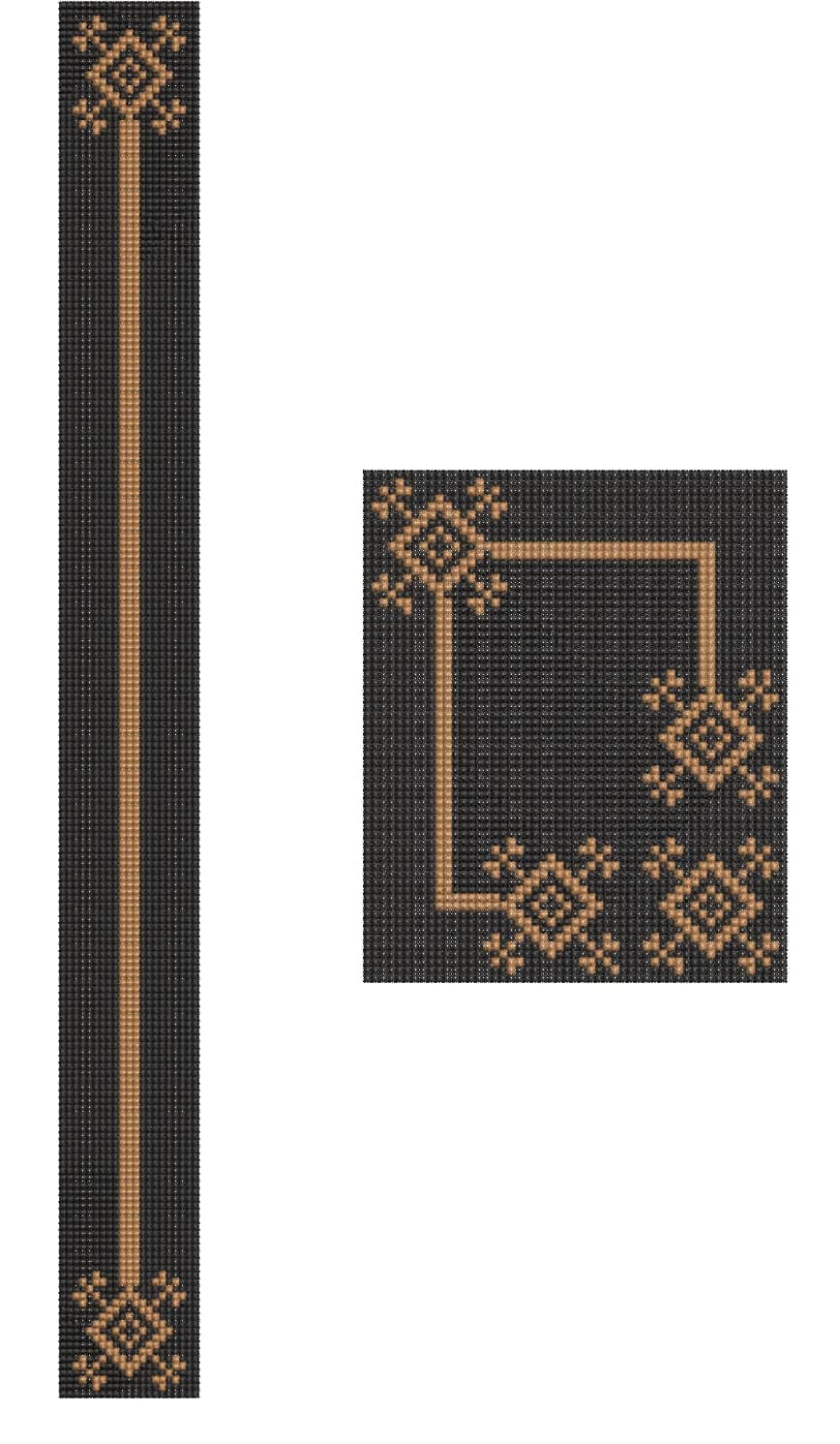 TEC4874 Flap & Pocket Embroidery Design
