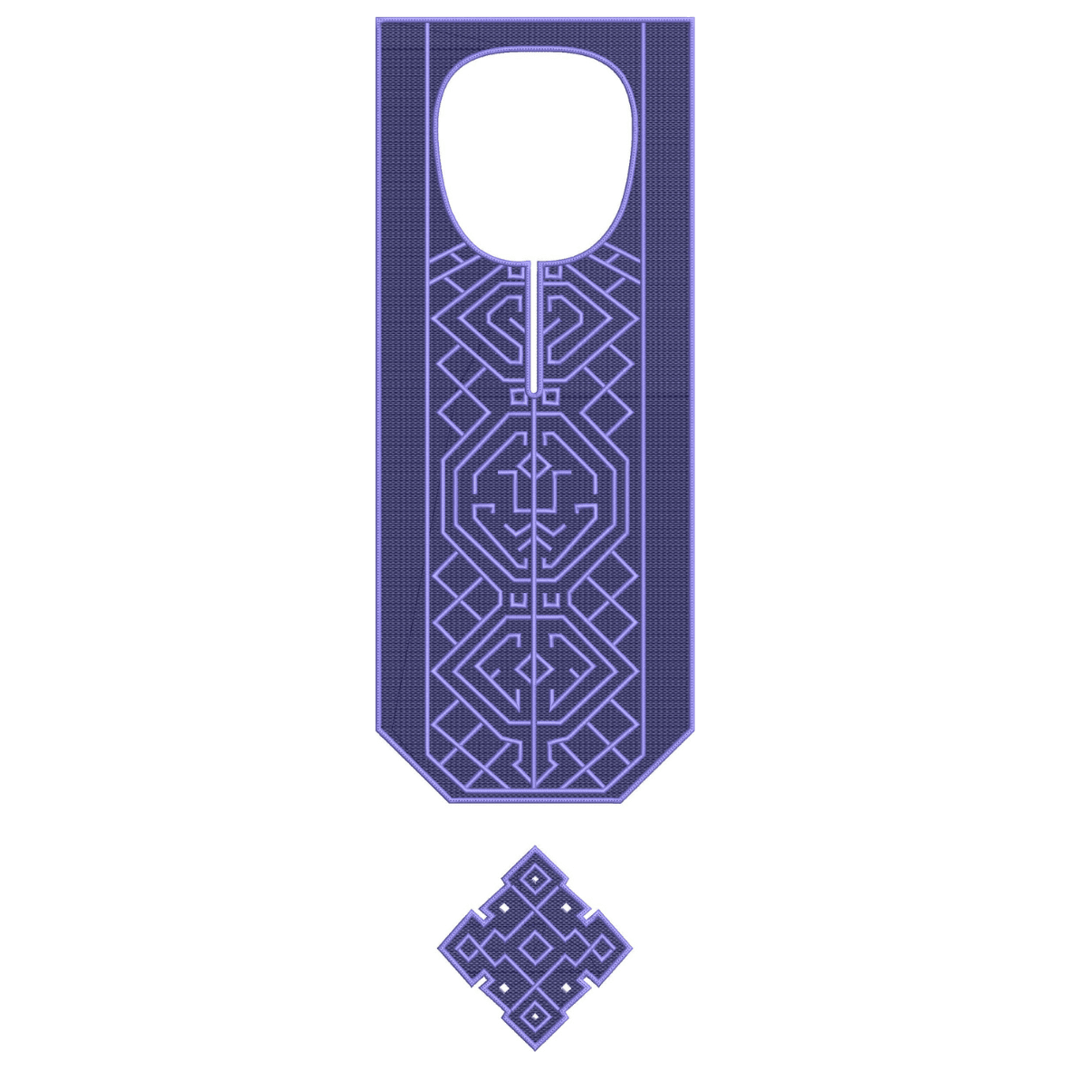 TEC36 Agbada Embroidery Design