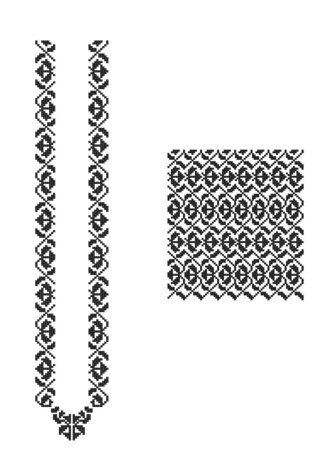 TEC4995 Front Panel Embroidery Design