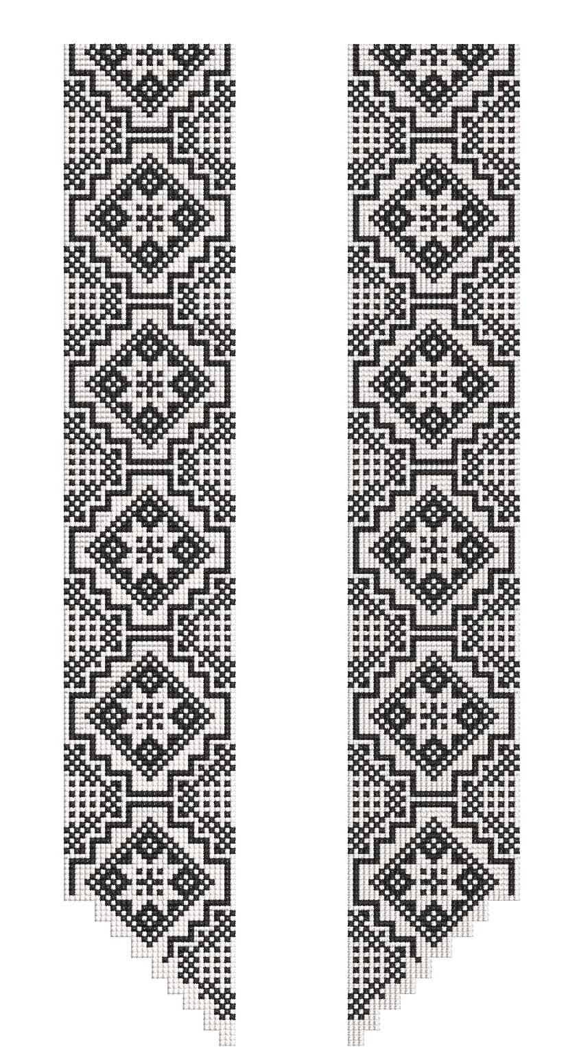 TEC4985 Front Panel Embroidery Design