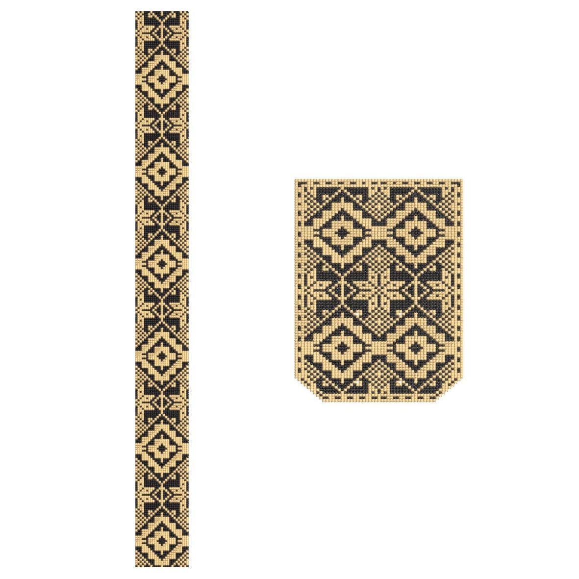 TEC39 Flap and Pocket Embroidery Design