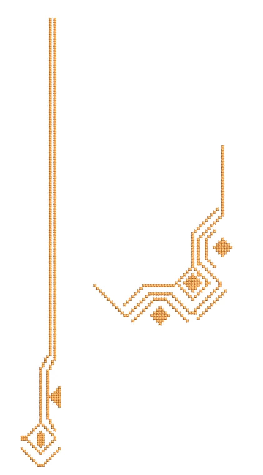 TEC4931 Flap & Pocket Embroidery Design