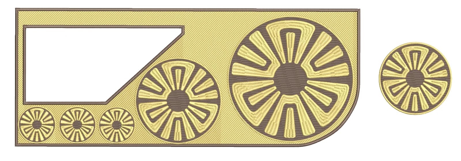 TEC5007 Agbada Embroidery Design